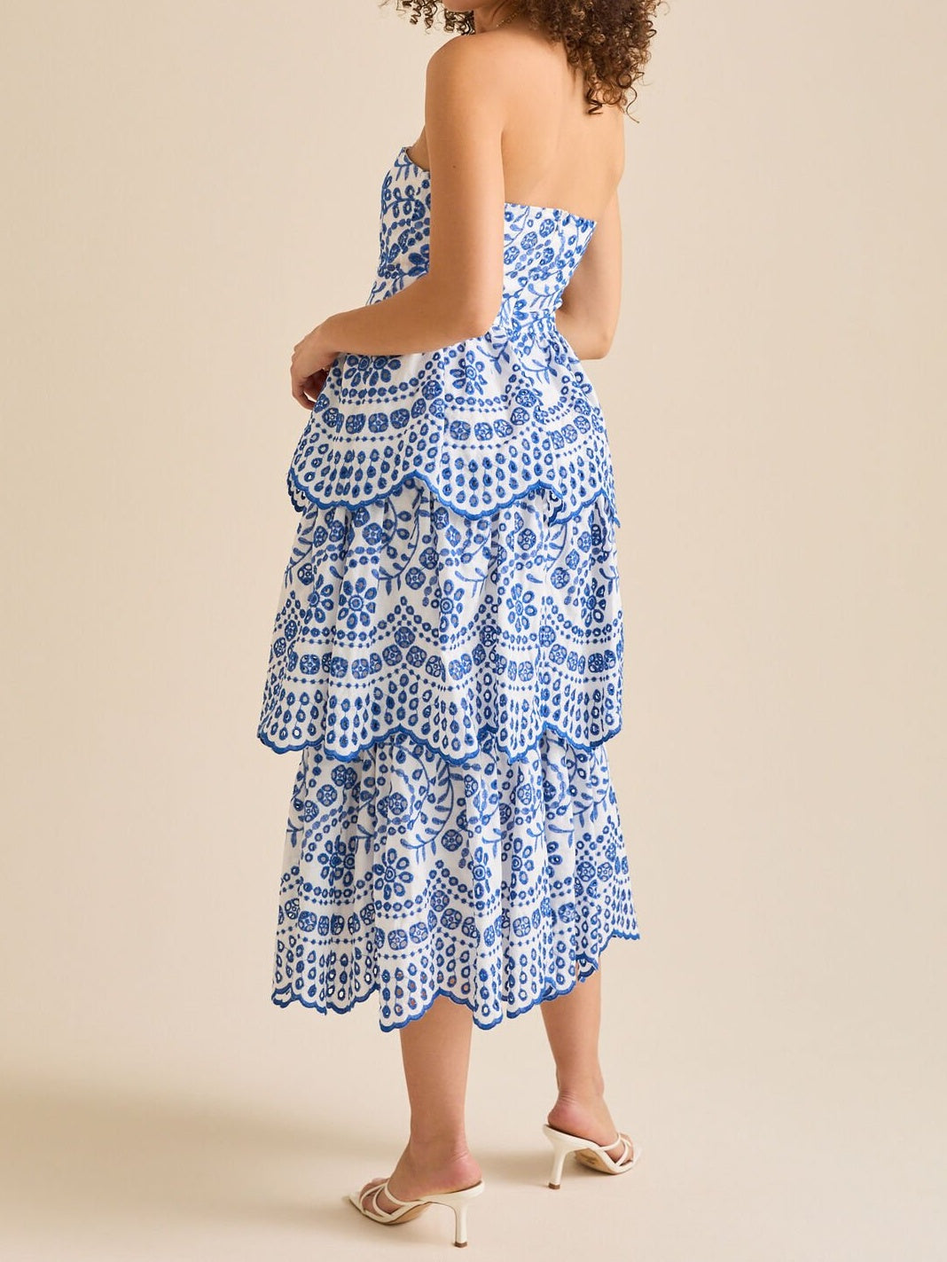 Stunning Scalloped Midi Dress