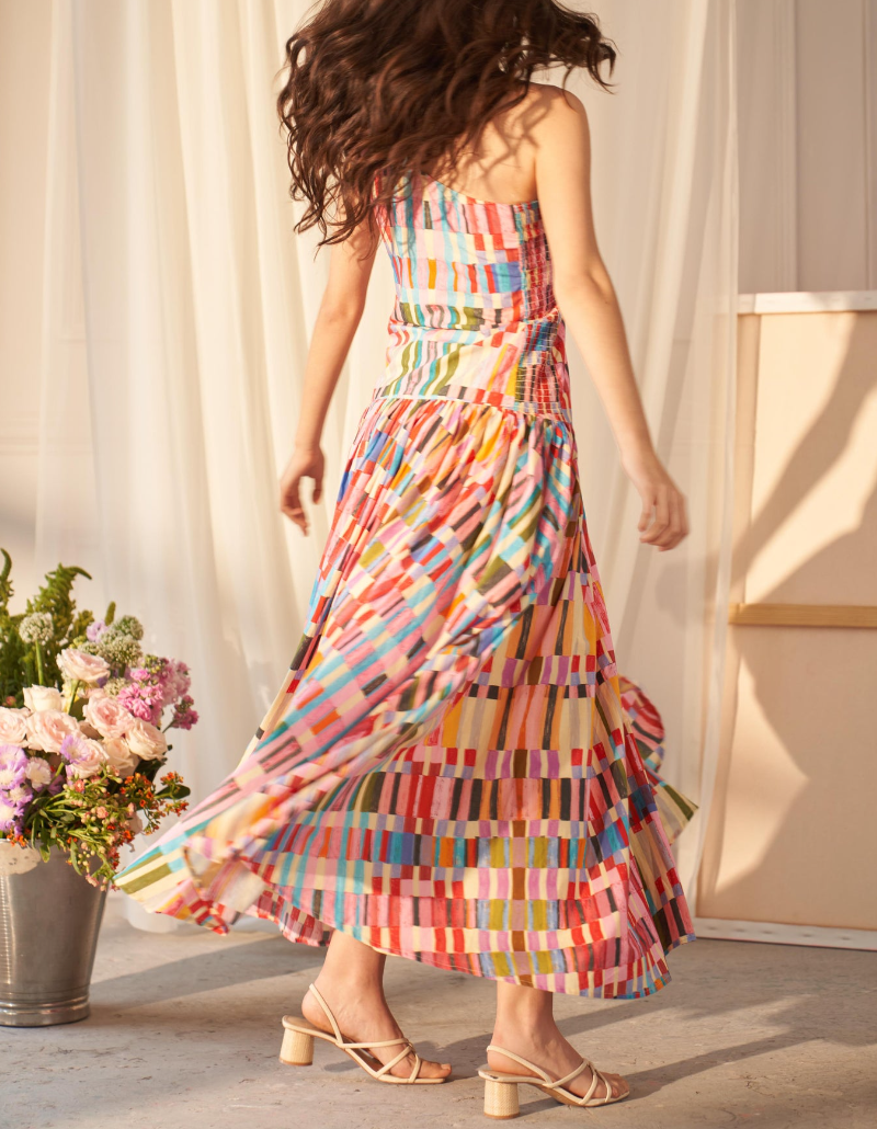 Painter’s Patch Asymmetrical Dress